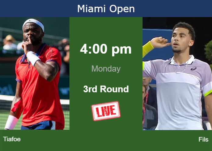 Monday Live Streaming Frances Tiafoe Vs Arthur Fils Monday Live Streaming Frances Tiafoe vs Arthur Fils