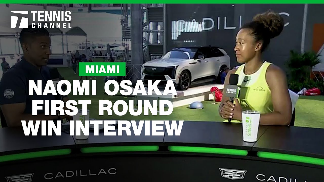 Naomi Osaka explains how she managed to win tough Miami Open 1st round  vs. Starodubtseva