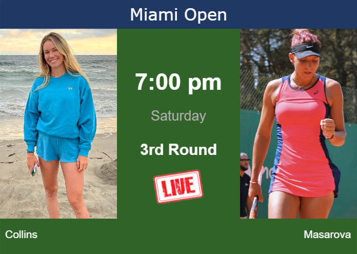 Saturday Live Streaming Danielle Rose Collins Vs Rebeka Masarova Saturday Live Streaming Danielle Rose Collins vs Rebeka Masarova