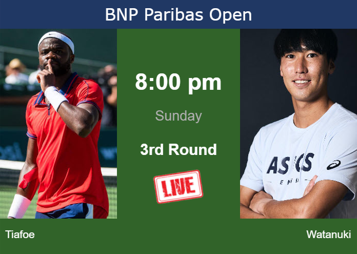 Sunday Live Streaming Frances Tiafoe Vs Yosuke Watanuki Sunday Live Streaming Frances Tiafoe vs Yosuke Watanuki
