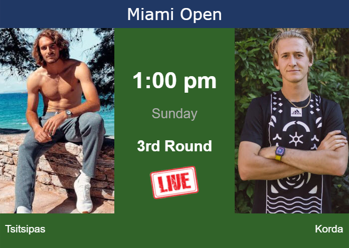 Sunday Live Streaming Stefanos Tsitsipas Vs Sebastian Korda Sunday Live Streaming Stefanos Tsitsipas vs Sebastian Korda