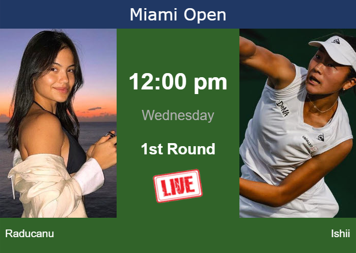 Wednesday Live Streaming Emma Raducanu Vs Sayaka Ishii Wednesday Live Streaming Emma Raducanu vs Sayaka Ishii