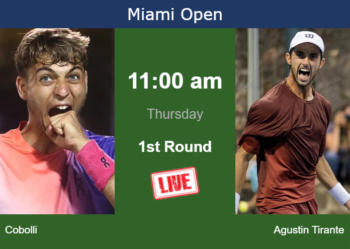 Wednesday Live Streaming Flavio Cobolli Vs Thiago Agustin Tirante Wednesday Live Streaming Flavio Cobolli vs Thiago Agustin Tirante