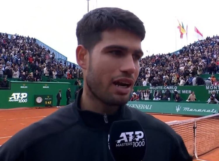 Alcaraz About Winning Monte Carlo