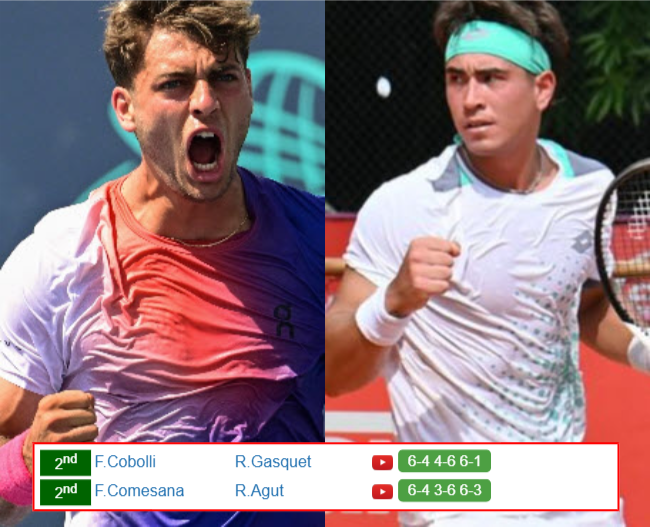 Flavio Cobolli Francisco Comesana who win info