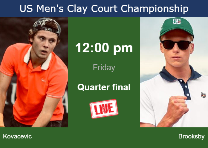 Friday Live Streaming Aleksandar Kovacevic Vs Jenson Brooksby Friday Live Streaming Aleksandar Kovacevic vs Jenson Brooksby