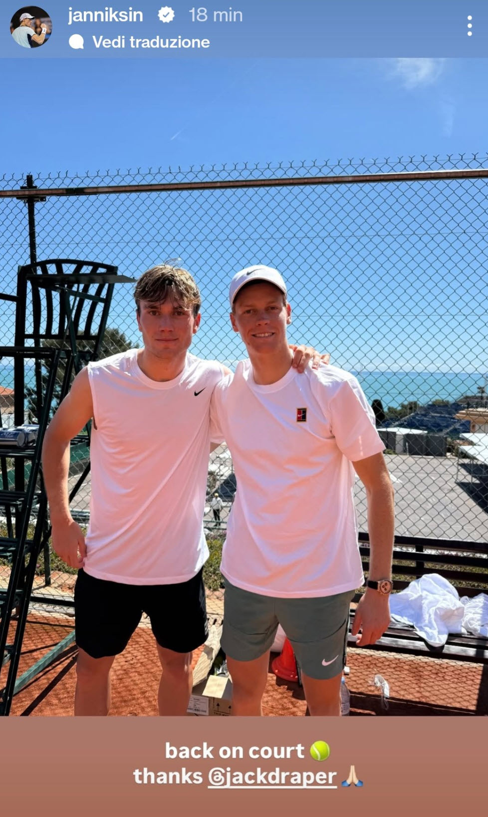 Jannik Sinner And Jack Draper