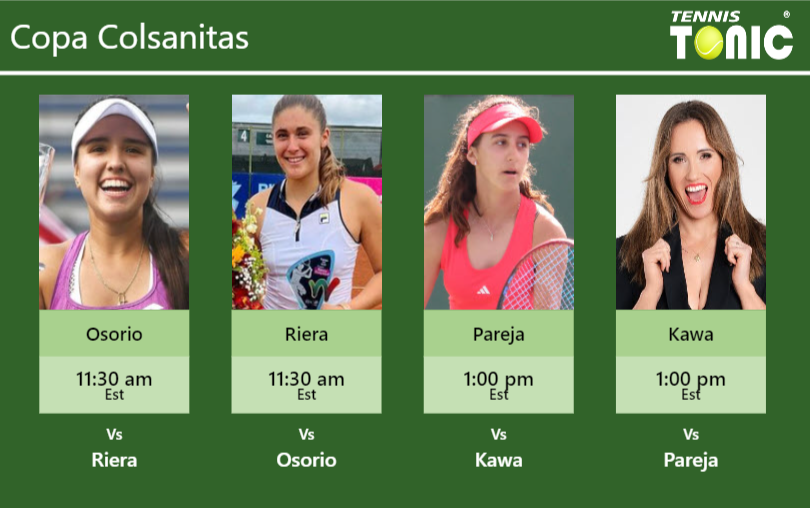 Maria Camila Osorio Serrano-Julia Riera-Julieta Pareja-Katarzyna Kawa Stats info
