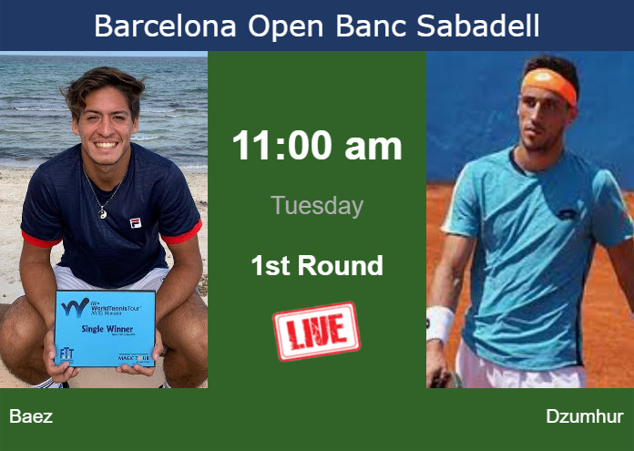 Monday Live Streaming Sebastian Baez Vs Damir Dzumhur Monday Live Streaming Sebastian Baez vs Damir Dzumhur