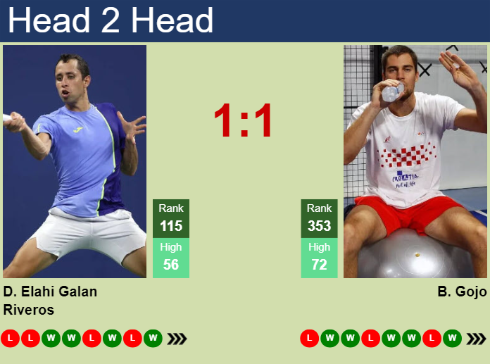 H2H, prediction of Daniel Elahi Galan vs Borna Gojo in Aix En Provence Challenger with odds, preview, pick | 1st May 2025