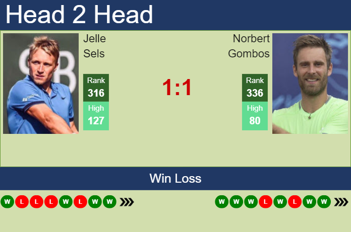 H2H, prediction of Jelle Sels vs Norbert Gombos in Ostrava Challenger with odds, preview, pick | 29th April 2025