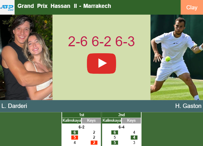 Luciano Darderi topples Gaston in the 2nd round to clash vs Kopriva. HIGHLIGHTS – MARRAKECH RESULTS