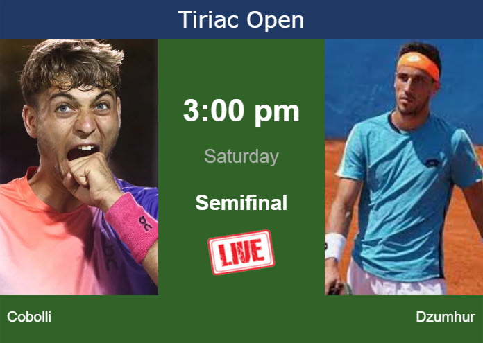 Saturday Live Streaming Flavio Cobolli vs Damir Dzumhur