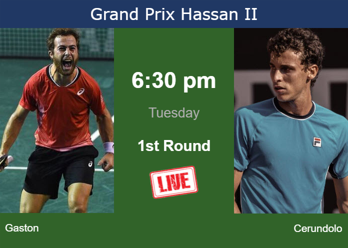 Tuesday Live Streaming Hugo Gaston vs Juan Manuel Cerundolo
