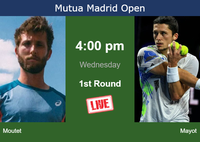 Wednesday Live Streaming Corentin Moutet Vs Harold Mayot Wednesday Live Streaming Corentin Moutet vs Harold Mayot