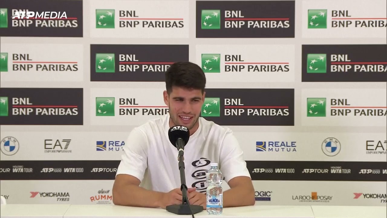 Alcaraz returns to Rome after injury eager to reignite rivalry with Sinner