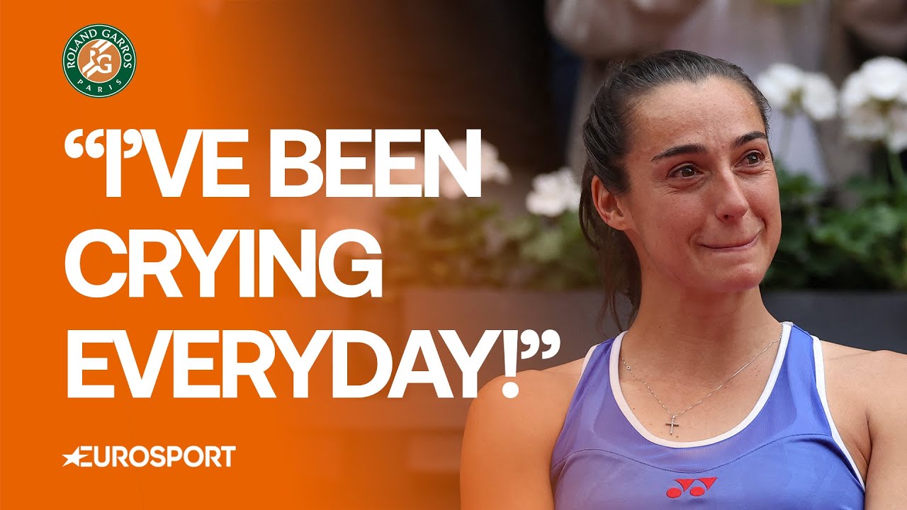 Caroline Garcia bids emotional farewell after first-round exit at Roland Garros