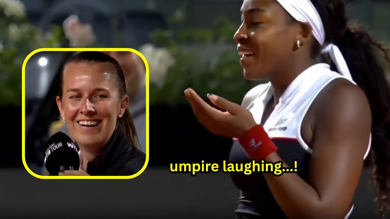 Coco Gauff Hits A Serve But Doesnt Realize Zheng Wasnt At The Baseline Coco-Gauff-hits-a-serve-but-doesnt-realize-Zheng-wasnt-at-the-baseline
