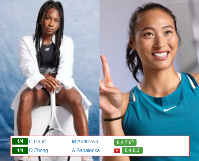 Cori Gauff Qinwen Zheng Who Win Info 1 Cori Gauff Qinwen Zheng who win info
