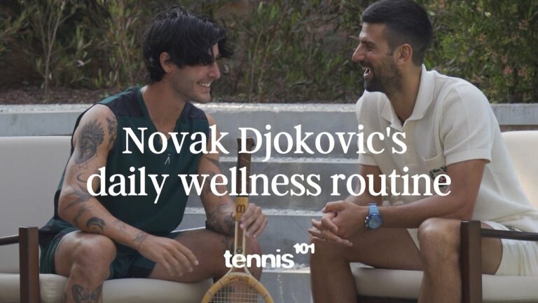 Djokovic shares insights into his daily wellness routine, starting with ...