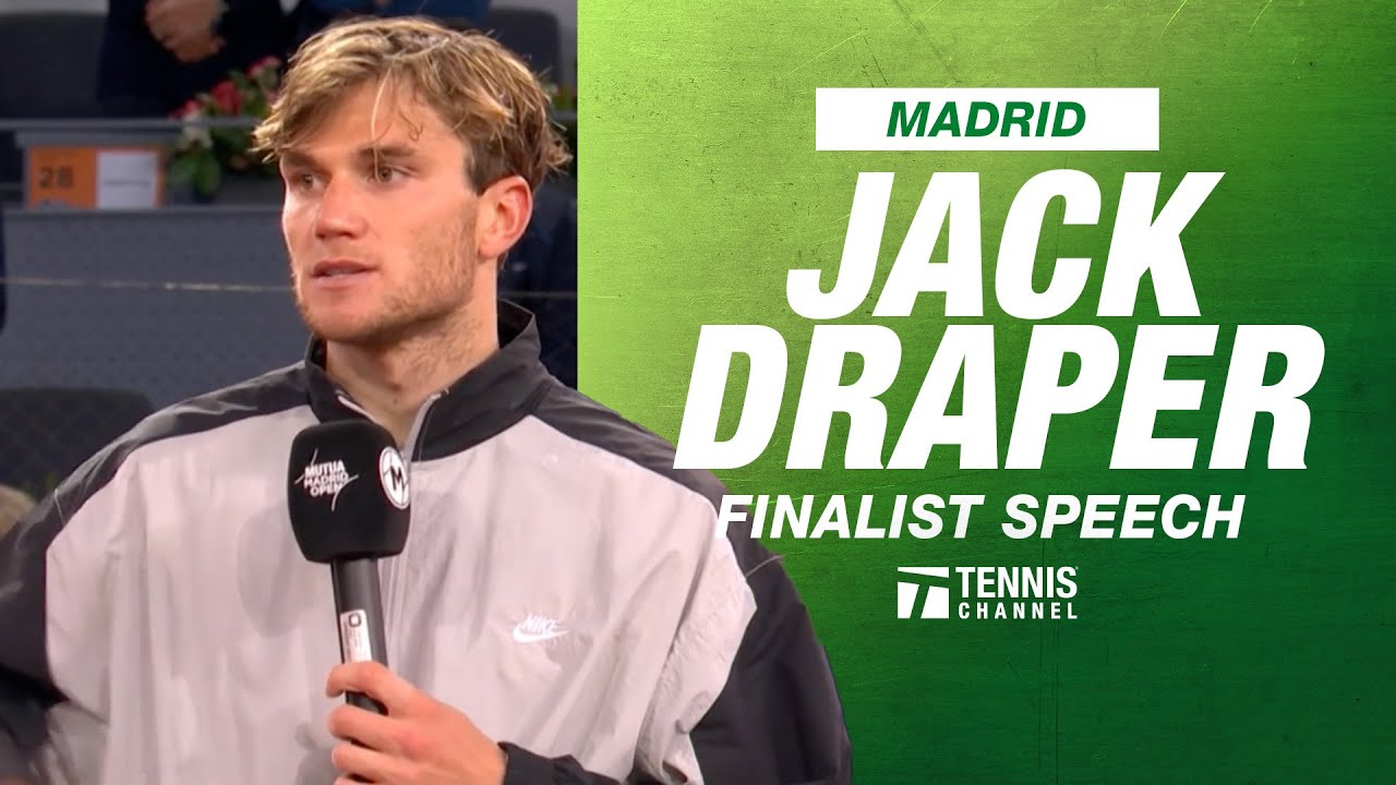 Draper reflects on Madrid final loss to Ruud: “You were braver than me in key moments”