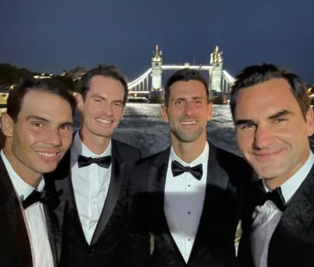 Djokovic, Federer, and Murray to join Nadal’s tribute at Roland-Garros Federer Nadal Djokovic Murray