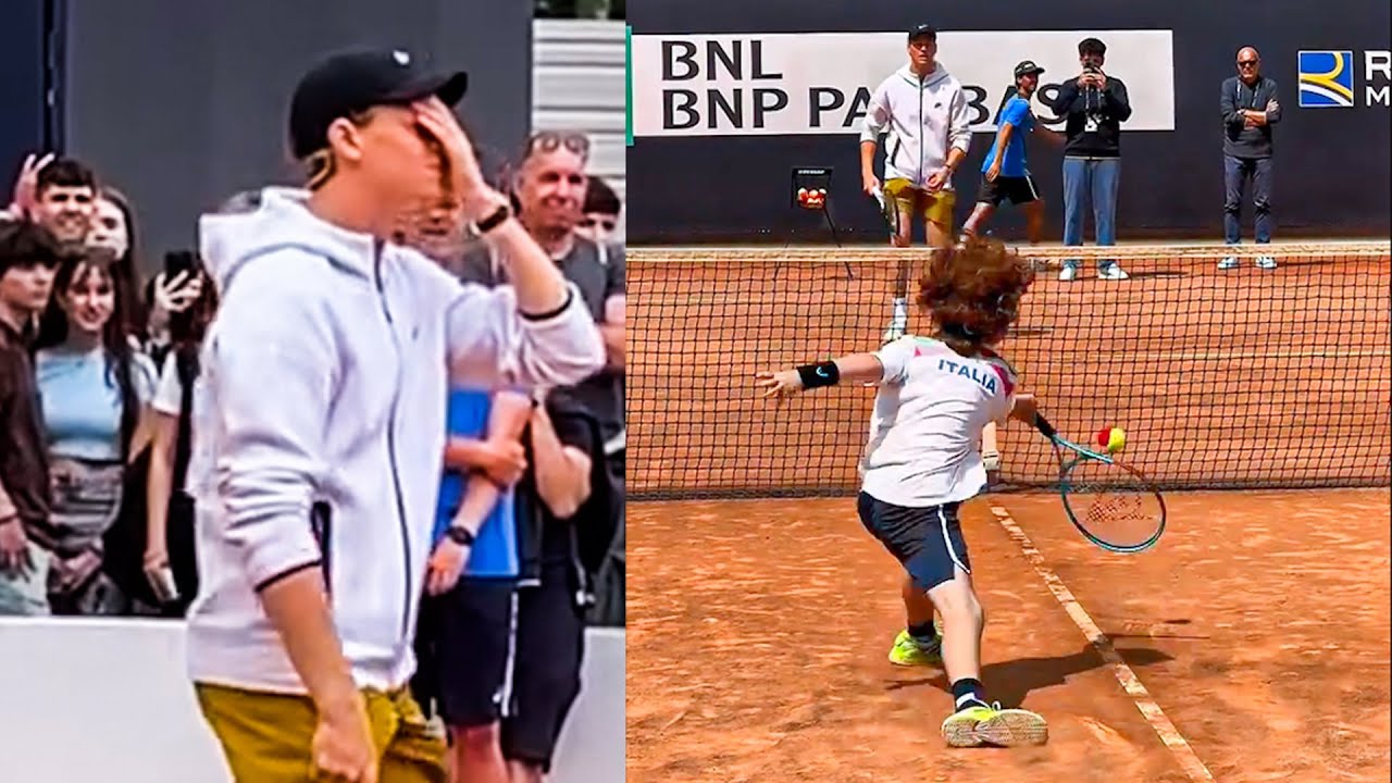 Jannik Sinner shares a special moment with young tennis fans in Rome Jannik-Sinner-shares-a-special-moment-with-young-tennis-fans-in-Rome