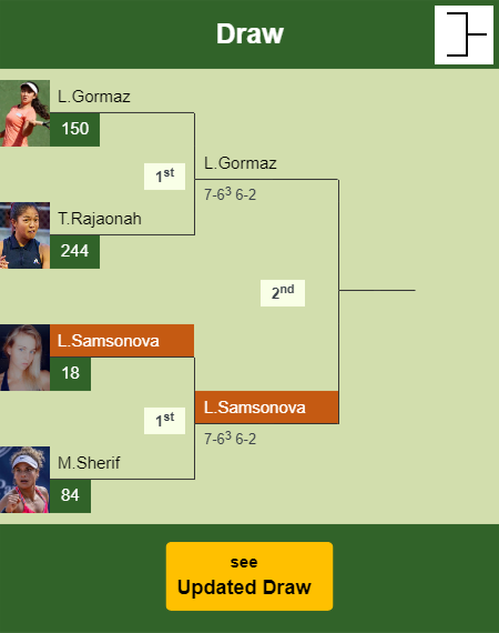 Liudmila Samsonova Draw info