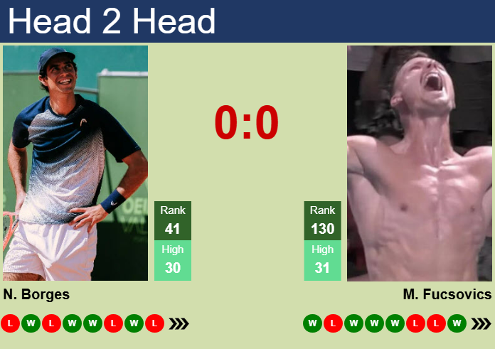 H2H, prediction of Nuno Borges vs Marton Fucsovics in Estoril Challenger with odds, preview, pick | 1st May 2025