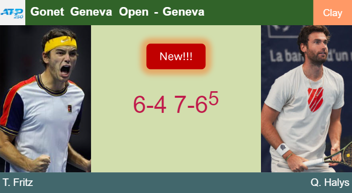 LIVE UPDATES. Taylor Fritz topples Halys in the 2nd round – GENEVA RESULTS