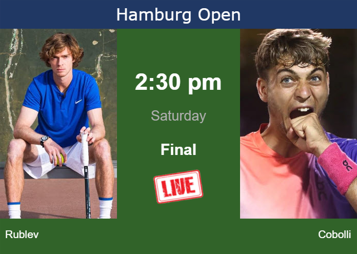 Saturday Live Streaming Andrey Rublev vs Flavio Cobolli
