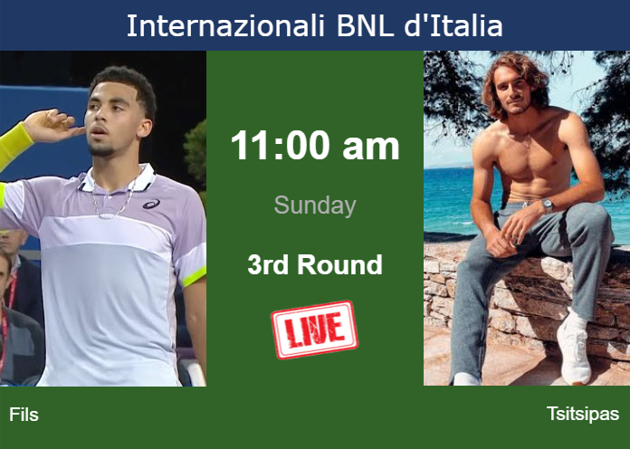 Saturday Live Streaming Arthur Fils Vs Stefanos Tsitsipas Saturday Live Streaming Arthur Fils vs Stefanos Tsitsipas