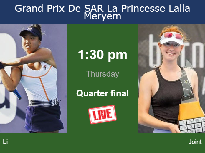 Thursday Live Streaming Ann Li vs Maya Joint