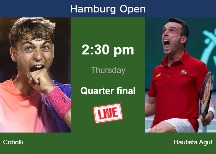 Thursday Live Streaming Flavio Cobolli Vs Roberto Bautista Agut Thursday Live Streaming Flavio Cobolli vs Roberto Bautista Agut