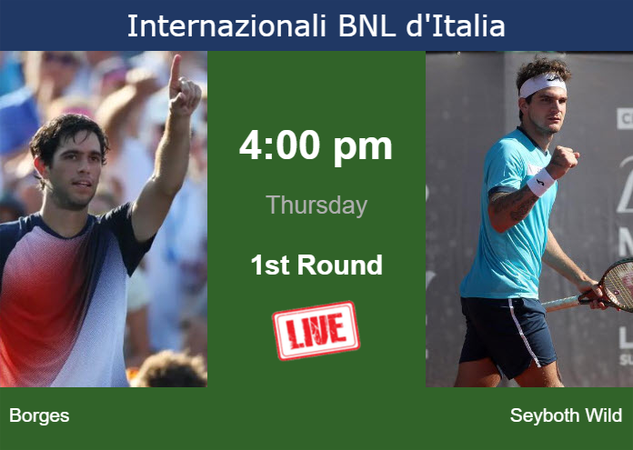 Thursday Live Streaming Nuno Borges vs Thiago Seyboth Wild