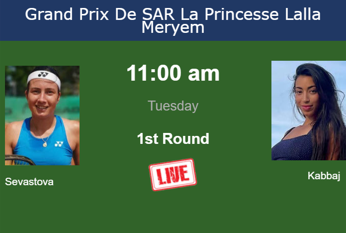 Tuesday Live Streaming Anastasija Sevastova vs Yasmine Kabbaj