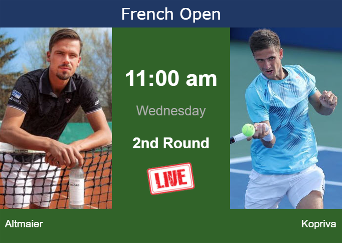 Tuesday Live Streaming Daniel Altmaier Vs Vit Kopriva Tuesday Live Streaming Daniel Altmaier vs Vit Kopriva