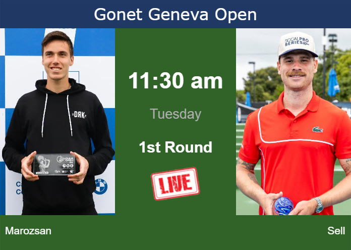 Tuesday Live Streaming Fabian Marozsan vs Karue Sell