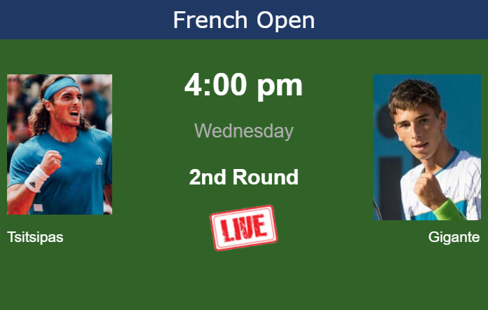 Tuesday Live Streaming Stefanos Tsitsipas Vs Matteo Gigante Tuesday Live Streaming Stefanos Tsitsipas vs Matteo Gigante