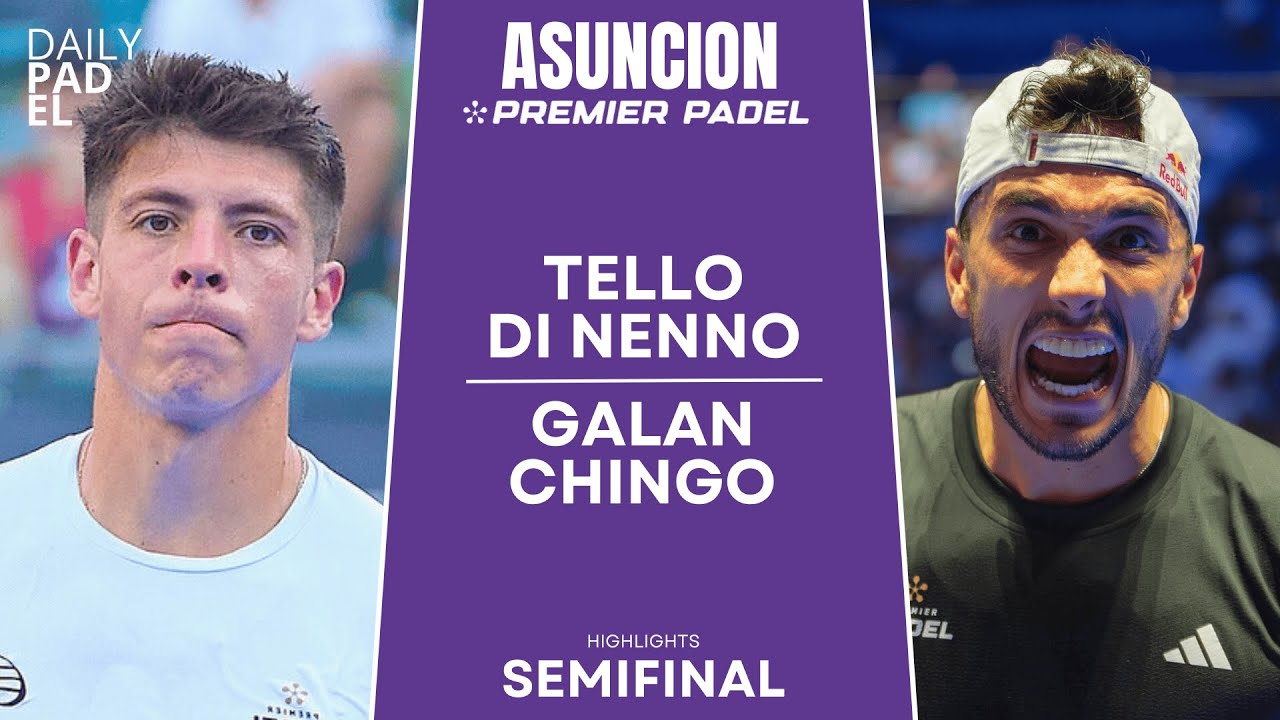 HIGHLIGHTS. Galan and Chingotto defeat Tello and Di Nenno handily to progress to the final.