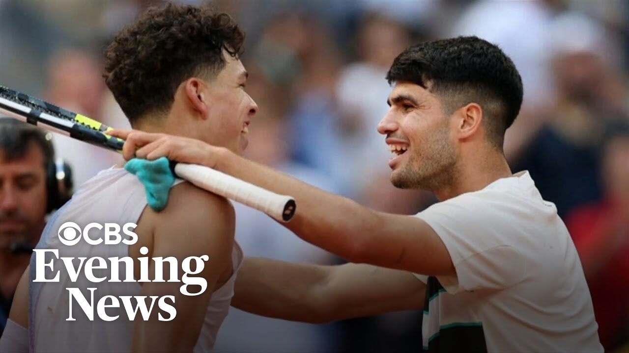 Alcaraz lauded by CBS for demonstrating integrity in crucial French Open moment