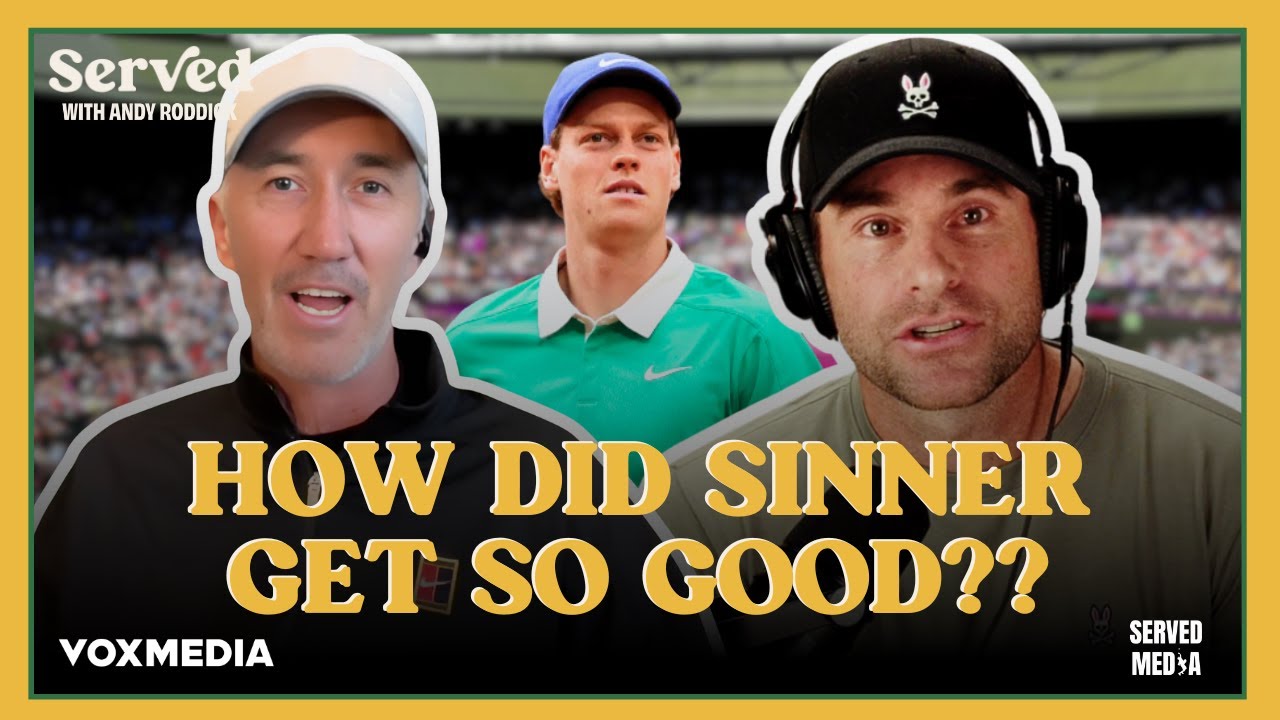 Andy Roddick and Darren Cahill discuss how Jannik Sinner’s mental maturity and physical growth are reshaping the modern game.