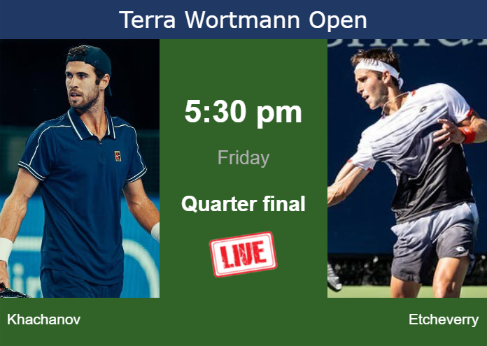Friday Live Streaming Karen Khachanov vs Tomas Martin Etcheverry