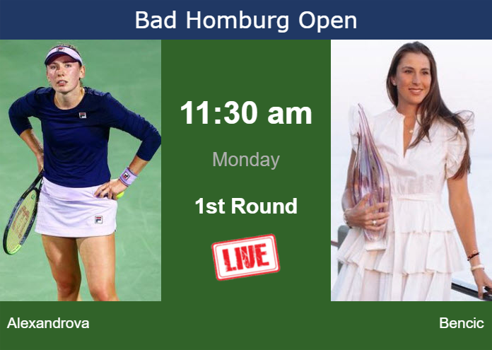 Monday Live Streaming Ekaterina Alexandrova Vs Belinda Bencic Monday Live Streaming Ekaterina Alexandrova vs Belinda Bencic