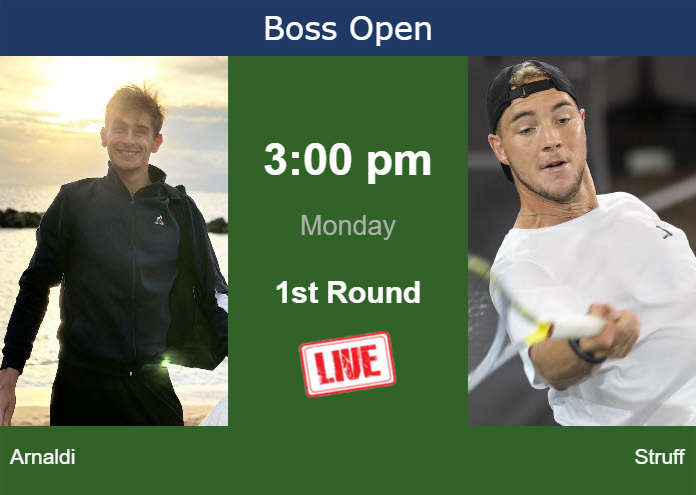 Monday Live Streaming Matteo Arnaldi Vs Jan Lennard Struff Monday Live Streaming Matteo Arnaldi vs Jan-Lennard Struff