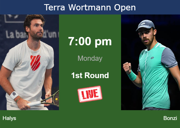 Monday Live Streaming Quentin Halys Vs Benjamin Bonzi Monday Live Streaming Quentin Halys vs Benjamin Bonzi
