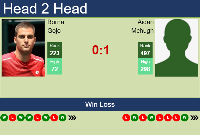 H2H, prediction of Borna Gojo vs Aidan Mchugh in Ilkley Challenger with odds, preview, pick | 9th June 2025
