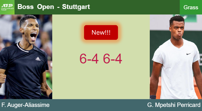 LIVE UPDATES. Felix Auger-Aliassime victorious over Mpetshi Perricard in the 2nd round at the Boss Open – STUTTGART RESULTS