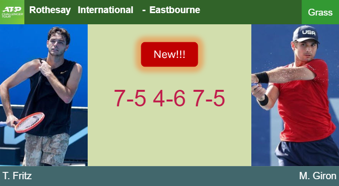 LIVE UPDATES. Taylor Fritz hustles Fonseca in the 2nd round to play vs Giron at the Rothesay International – EASTBOURNE RESULTS