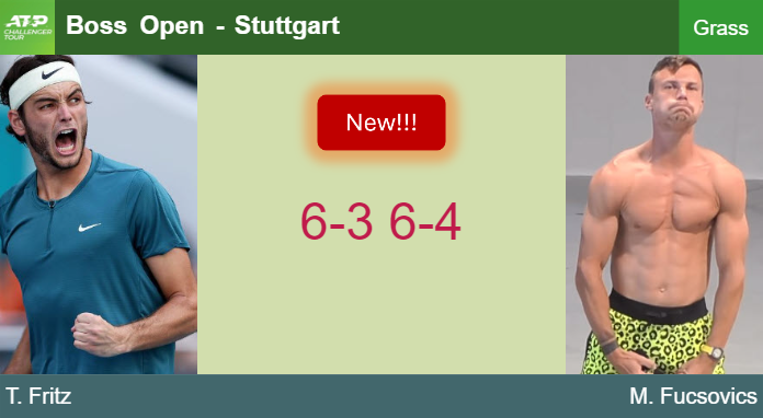 LIVE UPDATES. Taylor Fritz bests Fucsovics in the quarter – STUTTGART RESULTS